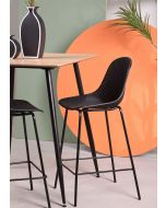 כסא בר שחור משענת גב דגם KLILO