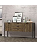 שידת קונוסלה מעוצבת דגם טיאנה בגוון אגוז מיושן