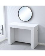 קונסולה נפתחת לפינת אוכל עד 3 מטר רוחב 100 ס"מ דגם מקסימוס לבן