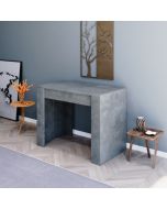 קונסולה נפתחת לפינת אוכל 3 מטר דגם לורד צבע אפור בטון