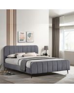 מיטה 190×140 דגם גוליאן בגוון אפור