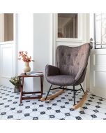  כורסת נדנדה גוון אפור דגם אפפינג 