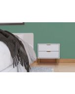 שידת לילה בגוון לבן דגם גאיה