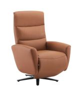 כורסא נפתחת מתכווננת בגוון חום דגם BRC710 