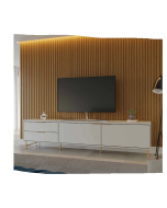 מזנון טלויזה 180 ס"מ בגוון אופוייט מט דגם טופז