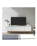 מזנון טלוויזיה 180 ס"מ בגוון אופוייט מט דגם אופל 