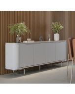 שידה 180 ס"מ בגוון אופוייט פרזול שמפניה דגם אסיף 