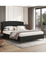 מיטה זוגית 200*160 דגם זואי בגוון שחור