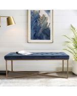 ספסל מעוצב דגם RIZZO בגוון כחול כהה