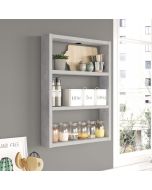 יחידת מדפים דקורטיבית Fata בגוון אבן דגם 