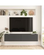 מזנון טלוויזיה צף דגם ARISTO בגוון אפור דגם