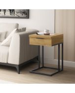 שולחן צד מפואר דגם לולה בגוון אלון