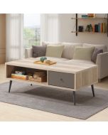 שולחן קפה מעוצב עם מגירה דגם ליעד