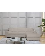 מערכת ישיבה פינתית ענקית 3 מטר RAM DESIGN דגם דניאל פרימיום בגוון בז