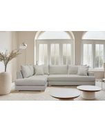 מערכת ישיבה פינתית ענקית 3 מטר RAM DESIGN דגם שיה בגוון אפור בהיר