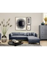 מערכת ישיבה 3 מטר RAM DESIGN דגם מיה אפור כהה