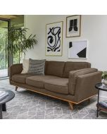 ספה תלת מושבית FLORIDA בגוון מוקה