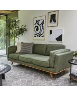 ספה תלת מושבית FLORIDA בגוון ירוק