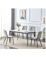 סט 4 כיסאות בריסל אפור בהיר