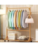 מתלה בגדים מבמבוק דגם Leaf צבע טבעי