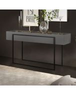 קונסולה בגוון אפור כהה ושחור דגם מלודי 