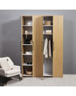 ארון פתיחה VIVO אלון מבוקע 4 דלתות 160 ס"מ