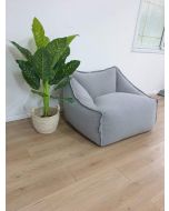 פוף כורסא מעוצב דגם Toscana צבע אפור