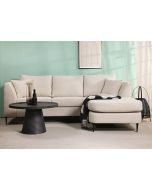 ספה פינתית תלת מושבית בד בגוון בז' מדיום 240 ס"מ דגם RANDEVU