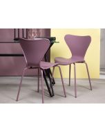 כסא פינת אוכל סגלגל פלסטיק קשיח דגם SKIPI