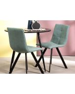 כסא פינת אוכל טורקיז מרופד דגם PROPER