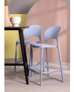 כסא בר כחלחל משענת גב דגם LANA