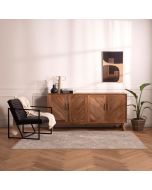 בופה בגוון טבעי 180 ס"מ דגם פישר