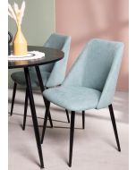 כסא פינת אוכל טורקיז מרופד דגם PRIZMO