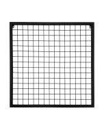 רשת תלייה מתכת בגוון שחור 80*80 ס"מ דגם MILI