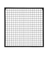 רשת תלייה מתכת בגוון שחור 100*100 ס"מ דגם MILI