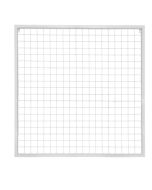 רשת תלייה מתכת בגוון לבן 100*100 ס"מ דגם MILI