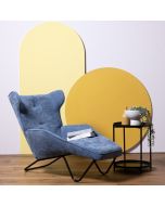 כורסא שזלונג בד בגוון כחול דגם LONGI