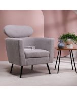 כורסא בד בגוון אפרפר דגם BACKME