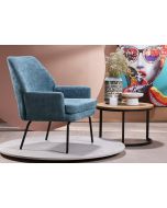 כורסא בד בגוון ירקרק דגם RINO