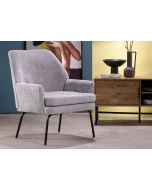 כורסא בד בגוון אפרפר דגם RINO