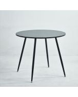 שולחן אוכל קוטר 90 ס"מ דגם LEWIS גוון שחור