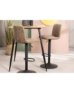 כסא בר קאמל משענת גב דמוי עור דגם PNEUMATIC