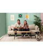 שולחן סלון 110*60 ס"מ בגוון טבעי דגם WAWO