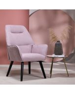 כורסא  בד בגוון ורוד דגם SIKI