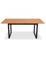 שולחן אוכל נפתח 180*90 ס"מ בגוון טבעי דגם CLARENCE