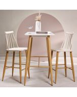 כסא בר פלסטיק קרם משענת גב דגם ASTONO