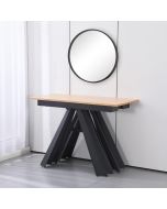 קונסולה נפתחת לפינת אוכל רוחב 1.10 מטר דגם דוכס גוון אלון