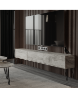 מזנון לסלון 2 מטר קולקציית שיש אפור