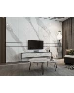 סט מזנון רוחב 2 מטר וזוג שולחנות לסלון קולקציית שיש משולב