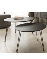 זוג שולחנות סלון קולקציית Black